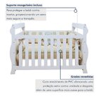 Quarto De Bebê Completo Com Guarda-roupa, Berço E Cômoda Sonh