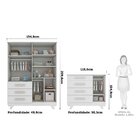Quarto De Bebê Completo Com Guarda Roupa Com Janela Berço E C