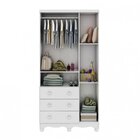 Quarto De Bebê Completo Com Guarda Roupa Cômoda Com Janela E