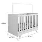 Quarto De Bebê Completo Com Guarda Roupa Cômoda E Berço 100%