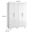 Quarto De Bebê Completo Com Guarda Roupa Cômoda E Berço 100%