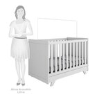 Quarto De Bebê Completo Com Guarda Roupa Cômoda E Berço 100%