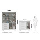 Quarto De Bebê Completo Com Guarda Roupa, Cômoda E Berço 100%