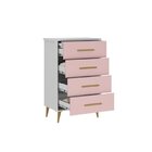 Quarto De Bebê Completo Com Guarda-roupa, Cômoda E Berço Magi