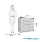 Quarto De Bebê Completo Cômoda 1 Porta 4 Gavetas Tatá Com Ber