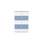 Quarto De Bebê Completo Cômoda 4 Gavetas Com Berço Arco-íris