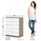 Quarto De Bebê Completo Cômoda 5 Gavetas Com Berço 3 Em 1 Abr