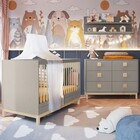 Quarto De Bebê Completo Eleva 6 Gavetas 1 Prateleira Gianduia