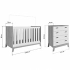 Quarto De Bebê Completo Favo De Mel 2 Portas 6 Gavetas Branco