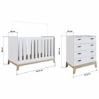 Quarto De Bebê Completo Favo De Mel 4 Gavetas Branco Fm030 –