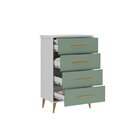 Quarto De Bebê Completo Guarda-roupa 2 Portas 2 Gavetas Com C