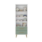 Quarto De Bebê Completo Guarda-roupa 2 Portas 2 Gavetas Com C