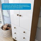 Quarto De Bebê Completo Guarda Roupa 2 Portas Cômoda E Berço