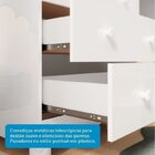 Quarto De Bebê Completo Guarda Roupa 2 Portas Janeladas E Côm