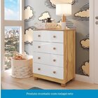 Quarto De Bebê Completo Guarda Roupa 2 Portas Janeladas E Côm