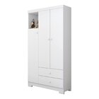 Quarto De Bebê Completo Guarda-roupa 3 Portas Cômoda 3 Gaveta