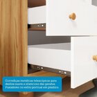 Quarto De Bebê Completo Guarda Roupa Cômoda 3 Portas Janelada