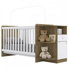 Quarto De Bebê Completo Keisy 3 Portas 7 Gavetas Rústico/bran