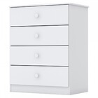 Quarto De Bebê Completo Keisy 4 Gavetas Branco - Bci Móveis