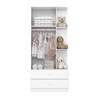 Quarto De Bebê Completo Labirinto 2 Portas 6 Gavetas Branco -