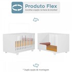 Quarto De Bebê Completo Lara 100% Mdf 3 Portas 2 Gavetas Bran