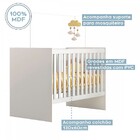 Quarto De Bebê Completo Life 100% Mdf 3 Portas 6 Gavetas Bran