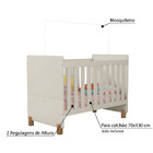Quarto De Bebê Completo Melody Decor - Off White