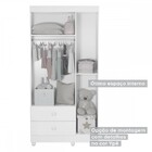 Quarto De Bebê Completo Mila 100% Mdf 4 Portas 6 Gavetas Bran