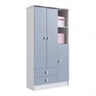 Quarto De Bebê Completo Pimpolho Com Guarda-roupa 3 Portas, C