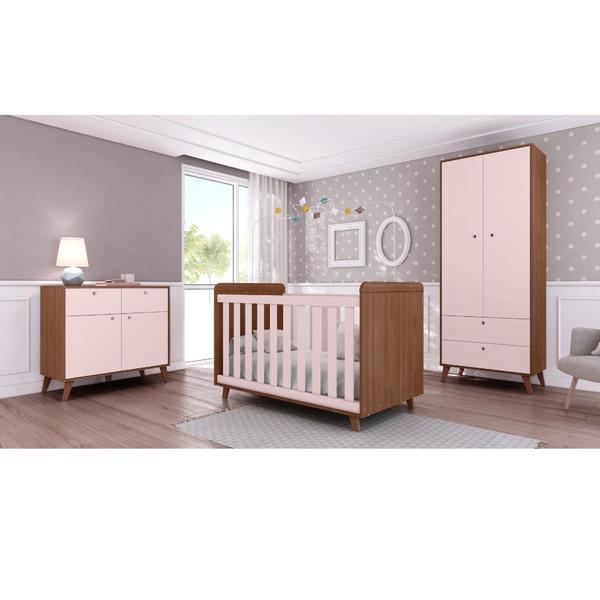 Quarto de bebe retro rosa clearance