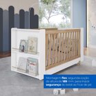 Quarto De Bebê Completo Retro Com Berço E Cômoda 100% Mdf Zar