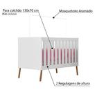 Quarto De Bebê Completo Retrô Lilli Plus - Branco