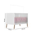 Quarto De Bebê Completo Retrô Lilli Plus - Branco