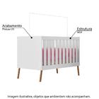 Quarto De Bebê Completo Retrô Lilli Plus - Branco