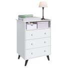 Quarto De Bebê Completo Roupeiro 2 Portas 2 Gavetas Com Cômod