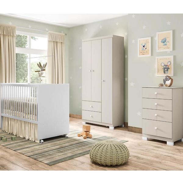 Quarto bebe completo branco clearance