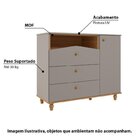 Quarto De Bebê Completo Sweety Com Cômoda Berço E Guarda Roup