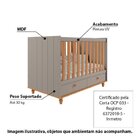 Quarto De Bebê Completo Sweety Com Cômoda Berço E Guarda Roup