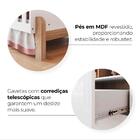 Quarto De Bebê Completo Ternura 5 Portas 5 Gavetas Branco/jeq