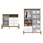 Quarto De Bebê Completo Ternura 5 Portas 5 Gavetas Branco/jeq