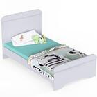 Quarto De Bebê Completo Theo Berço 3 Em 1 Lila Guarda Roupa 3