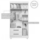 Quarto De Bebê Completo Zara 100% Mdf 3 Portas 6 Gavetas Bran