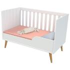 Quarto De Bebê Duda Com Berço Americano Ludmila Branco Acetin