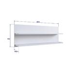 Quarto De Bebê Eleva Com Berço, Cômoda E Prateleiras 120 Cm -