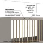 Quarto De Bebê Eleva Com Berço, Cômoda E Prateleiras 80 Cm -