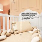 Quarto De Bebê Gêmeos 2 Berços Capitonê Guarda-roupa E Cômoda