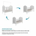 Quarto De Bebê Gêmeos 2 Berços Capitonê Guarda-roupa E Cômoda