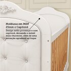 Quarto De Bebê Gêmeos 2 Berços Com Capitonê E Cômoda Janelada