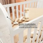 Quarto De Bebê Gêmeos 2 Berços E Cômoda Janelada 100% Mdf May
