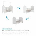 Quarto De Bebê Gêmeos 2 Berços E Cômoda Janelada 100% Mdf May